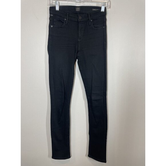 Citizens of Humanity Aveden Black Skinny Jeans Size 25 Women's Stretchy - Picture 1 of 9